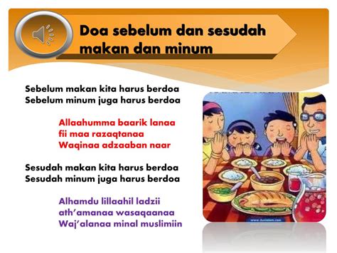 Ppt Berdoa Sebelum Dan Sesudah Makan Powerpoint Presentation Free