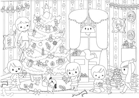 Coloriage G Ant Noel Teksural