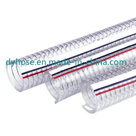 PVC Flexible Reinforced Spring Clear Suction Steel Wire Spiral Hose