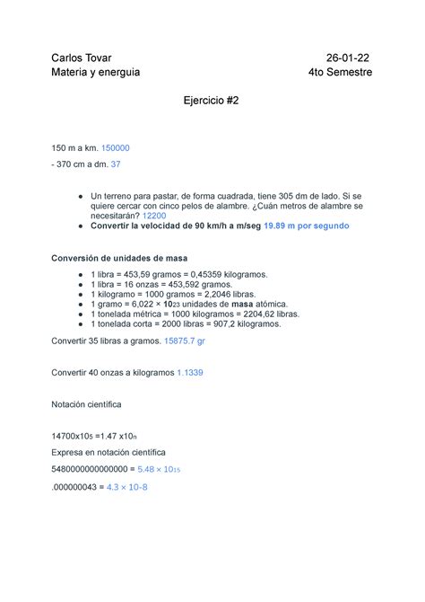 Ejercicio 2 Fisica Espero Que Les Sirva A Todos Ajak Tarea Confiable