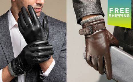 $33.95 for Sheepskin Leather Gloves with Cashmere Lining | WagJag