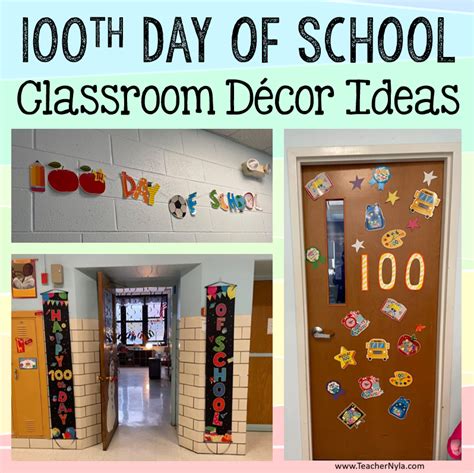 Simple 100th Day Of School Classroom Decor Ideas Nylas Crafty Teaching