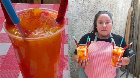 Mangonadas Con Chamoy Tajin Y Miguelito Deliciosas YouTube