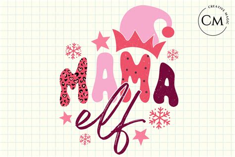 Mama Elf Christmas Sublimation Png Graphic By Creative Magic Creative