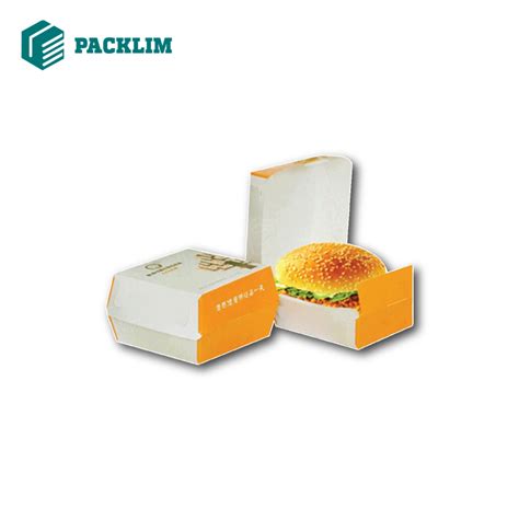 Custom Burger Boxes Fast Food Packaging Wholesale Price