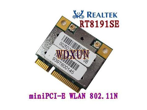 Realtek Rtl Se Hlaf Mini Pci E Wifi Wireless Wlan Card B G N