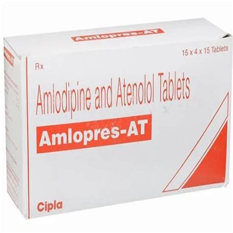 Amlopres AT Amlodipine Tablet 30 Tablets In 1 Strip Prescription At