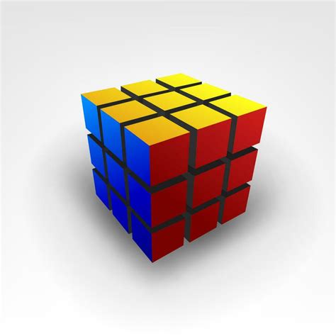 Rubic Cube 3D, Vector Illustration 24799212 Vector Art at Vecteezy