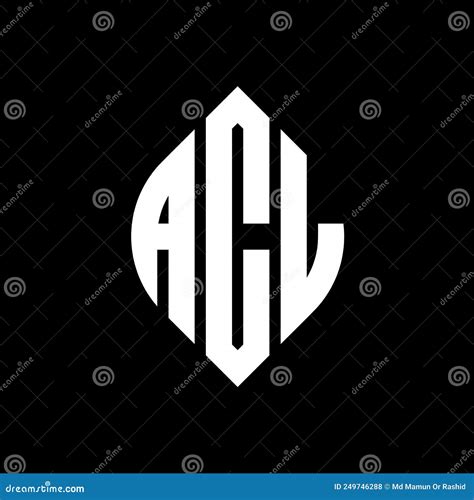 Acl Circle Letter Logo Design With Circle And Ellipse Shape Acl