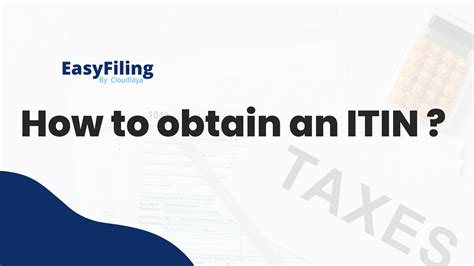 What Is An Itin Number How To Apply For An Itin By Easyfiling May