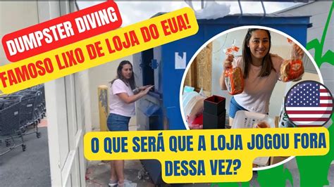 Surpresa No Lixo Da Loja Do Eua Achei Comida No Lixo Verdade Que As