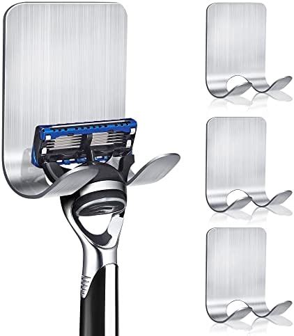 Amazon Razor Holder Shaver Hook Hanger Stand Pack Self Adhesive