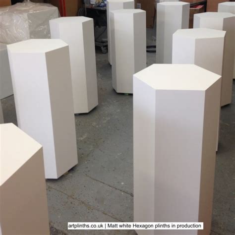 Hexagon Display Plinth100h X 60w Cm Art Pedestal Column Artplinths