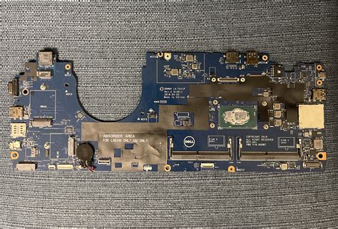 Dell Latitude 5590 Laptop Motherboard I5 7300u Cpu Intel Graphics La F411p D2n2v Ebay