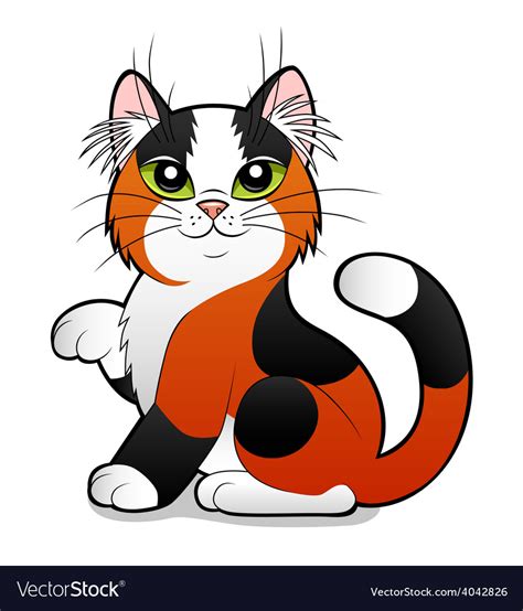 Cartoon cat Royalty Free Vector Image - VectorStock