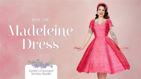 Madeleine Dress With Princess Seams Sewing Tutorial From Gertie S