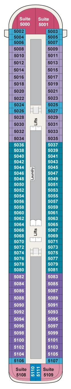 Viking Sea deck plans - Cruiseline.com