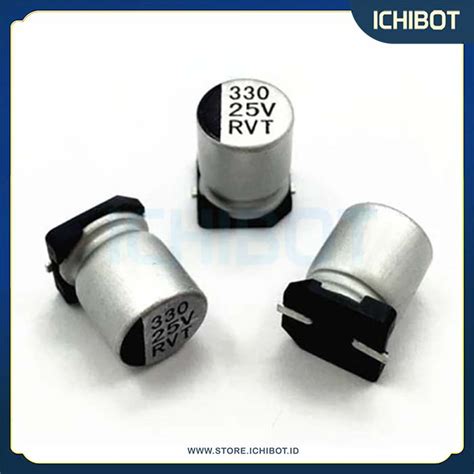 Capacitor Elco 330uF 25V SMD 8 10mm ICHIBOT STORE