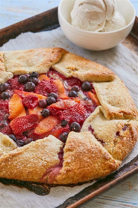 Rustic Summer Fruit Galette Gemmas Bigger Bolder Baking