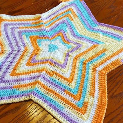 Crochet Inspiration Ripple Star Blankets Patterns And Photos