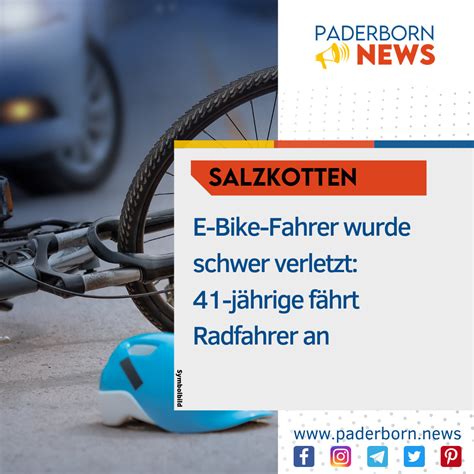 Paderborn News on Tumblr 46 jähriger E Bike Fahrer wurde in Salzkotten