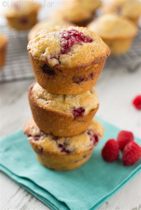 Super Moist Lemon Raspberry Muffins Recipe Little Spice Jar