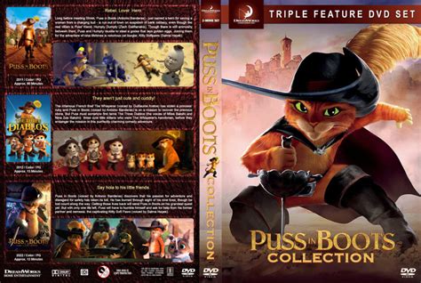 Puss In Boots Collection R Custom Dvd Cover Dvdcover