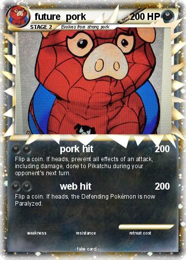 Pokémon Future Pork Pork Hit My Pokemon Card