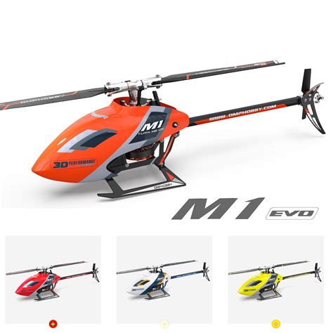 OMPHobby M1 EVO RC Helicopter BnF OriginHobbies