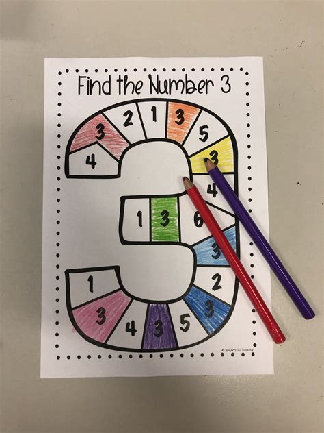 Number Recognition Games Printable