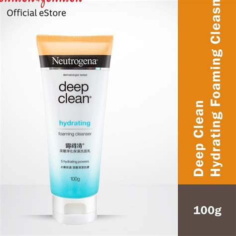 Jual Neutrogena Deep Clean Hydrating Foaming Cleanser 100 Gr Shopee Indonesia