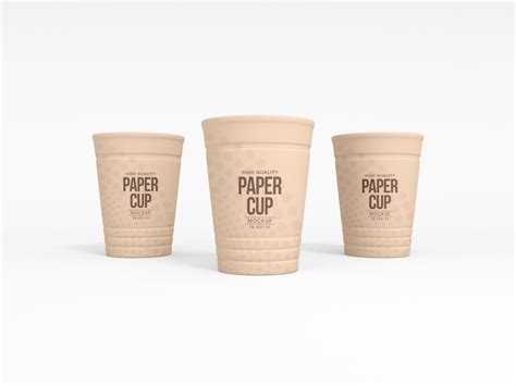 Maqueta De Marca De Vaso De Papel Para Llevar Archivo Psd Premium