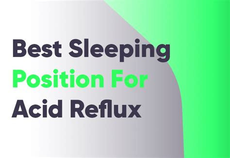 Best Sleeping Position For Acid Reflux Gerd Heartburn And Better