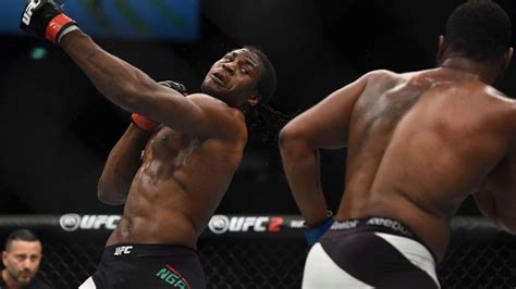 Download Francis Ngannou Missed Punch Wallpaper