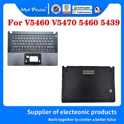 Laptop Bottom Base Bottom Cover Assembly Palm Rest Keyboard For Dell