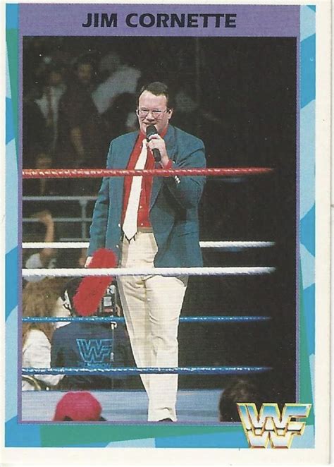 Merlin Wwf Trading Card Jim Cornette In Wwf