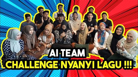 AI TEAM CHALLENGE NYANYI LAGU SYI4L MAHALINI SUARA FATIN MERDU