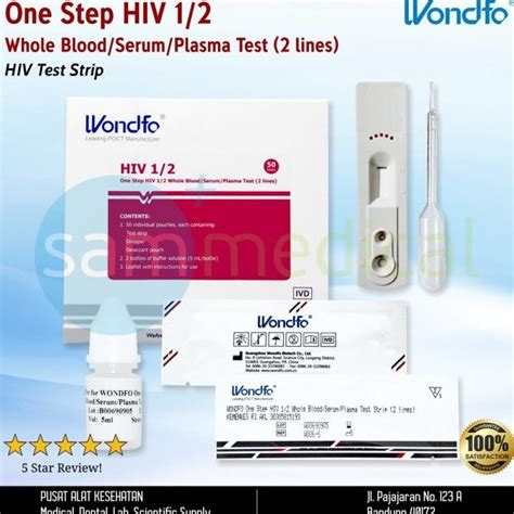 Jual Wondfo Hiv Test Strip 50 Test Alat Tes Hiv Shopee Indonesia