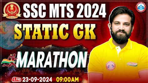 SSC MTS Static GK Marathon SSC MTS Classes 2024 Static GK By Naveen