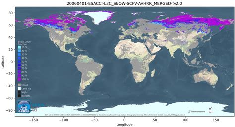 Global Viewable Fractional Snow Cover Earth Online