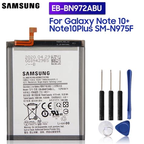 BATTERY BATERI SAMSUNG GALAXY NOTE 10 PLUS SM N975F DS EB BN972ABU