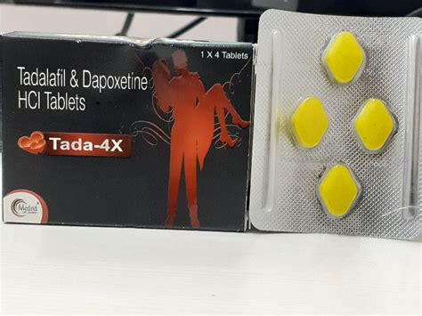 Tadalafil Dapoxetine Hci Tablets Tada X At Rs Stripe