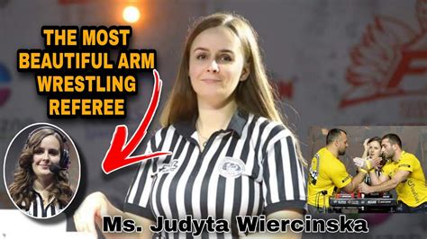 Most Beautiful Women Arm Wrestling Referee Youtube