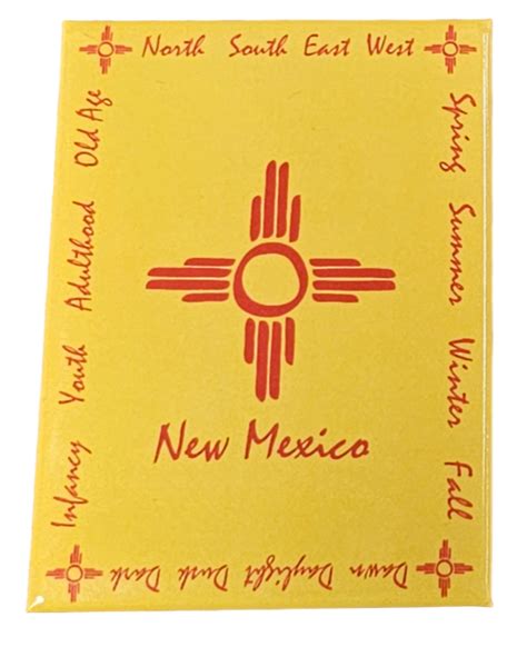 Zia Symbol Info Magnet The New Mexico Shop