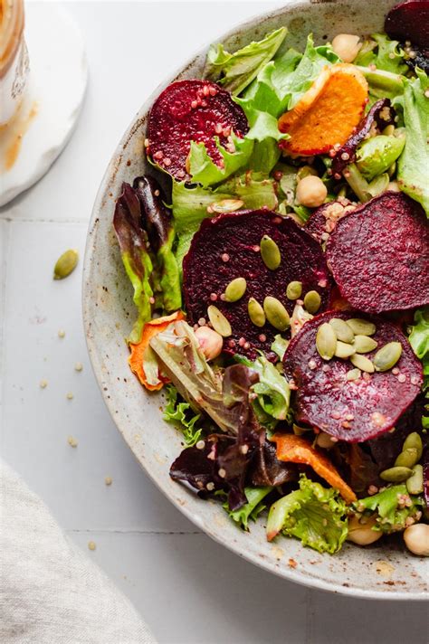 Sweet Potato Beetroot Salad With Balsamic Vinaigrette Notably Vegan