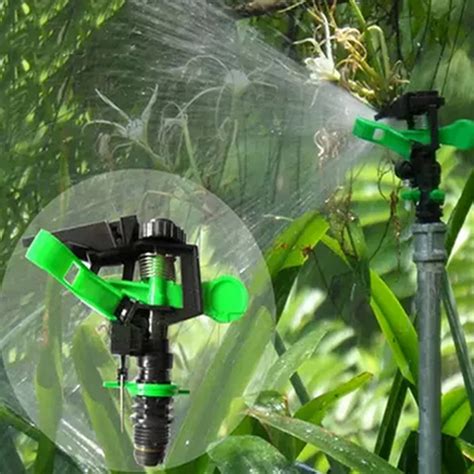 New Garden Metal Sprinkler Spike Lawn Grass 360 Degree Adjustable