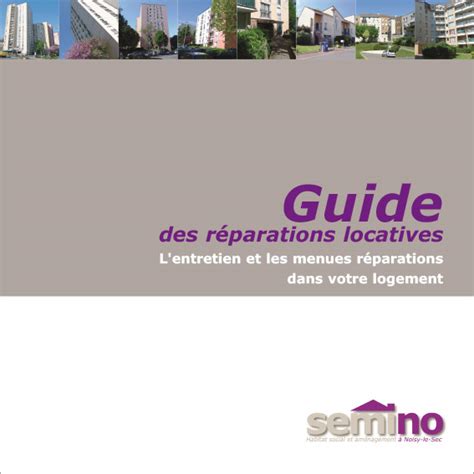 Guide des réparations locatives Directeur artistique