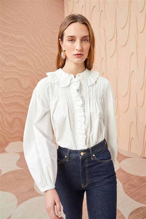 Buy Ulla Johnson Dolores Blouse Pristine At Off Editorialist