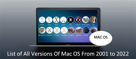 The Full List Of All Macos Versions Until Off