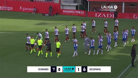 LaLiga Hypermotion J3 Resumen y gol del Mirandés 0 1 Espanyol MarcaTV